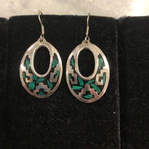 Vintage Mexico sterling earrings
